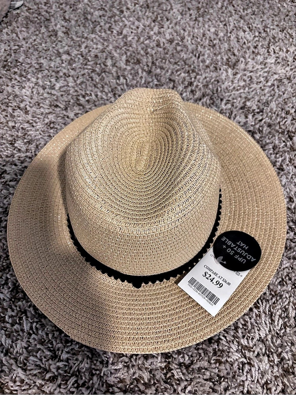 Rachel Zoe Women's Woven Sun Hat in Brown NWT